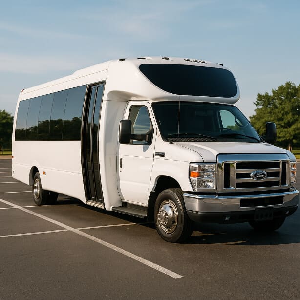 Mesa Shuttle Bus Rentals 20 Passenger Shuttle Bus